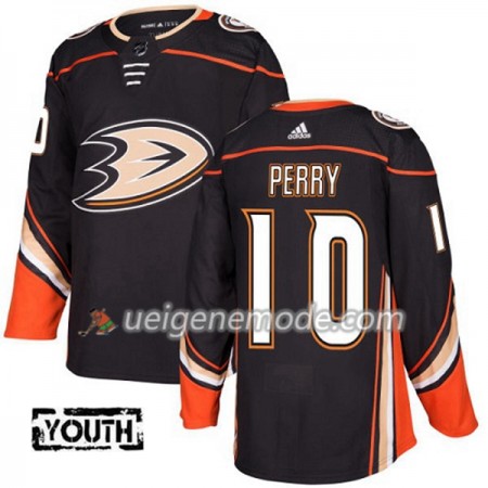 Kinder Eishockey Anaheim Ducks Trikot Corey Perry 10 Adidas 2017-2018 Schwarz Authentic